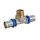 T-Übergangsstück mit AG 20mm x 3/4" x 20mm