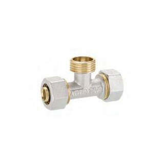 T-Übergangsstück mit AG 16mm x 1/2" x 16mm