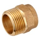 Rotguss-Übergangsnippel AG