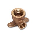 Rotguss-Deckenwinkel 90 Grad IG 18 mm x 1/2"